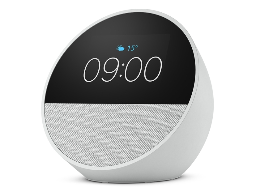 Amazon Echo Spot  Amazon Alexa  Sfærisk  Hvid    19      83  320   240 Pixel  Mediatek