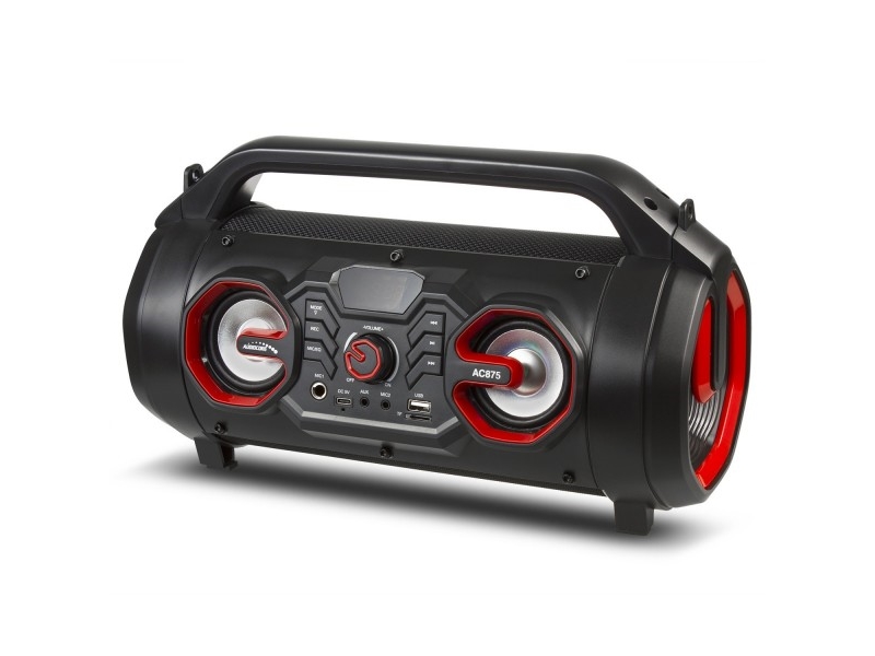 Audiocore Speaker Portable Bazooka Speaker Audiocore Ac875 Bluetooth        Radio  Micro Card  Sdipx4  2000mah