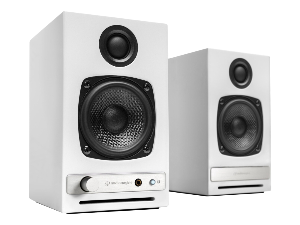 Audioengine Hd3 Højttalere Boghylde Trådløs Bluetooth 30 Watt  Total   -vejs Højglans Hvid