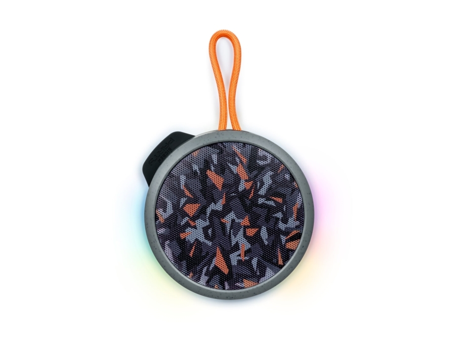 Bigben Party Luminous Loudspeaker   15w Tws Grey And Orange Partybtipnanocgo