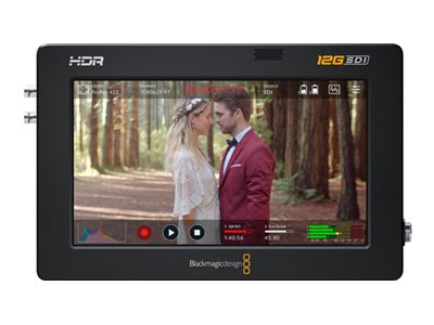 Blackmagic Video Assist 12g Hdr Lcd   Dvr Combo Farve   Kamera    Høj Opløsning