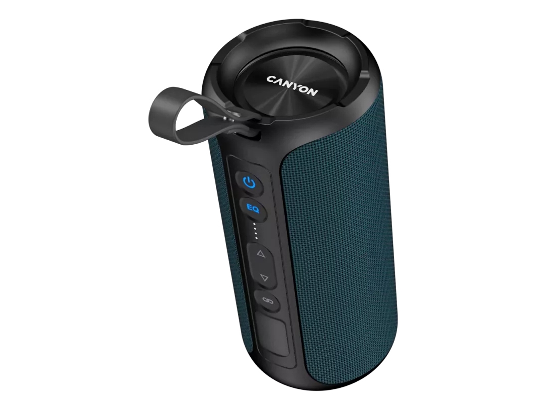 Canyon Cne-cbtsp15bk  40    Trådløs  10    Bærbar Stereohøjttaler  Blå  Cylinder