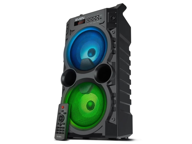 Computer Speakers Speaker Sven  -440  Black  Power Output 2x10w  Rms  Tws  Bluetooth     Usb  Micro    Led-screen     Lithium Battery