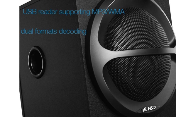 Computerhøjttalere Fenda   Amp   A111x     Multimediehøjttalere  35   Rms  11 Wx2   13    2x4-tommers Satellitter    -tommers Subwoofer