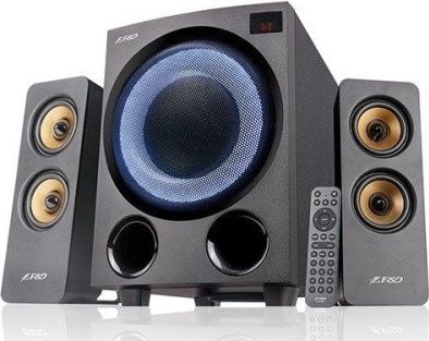 Computerhøjttalere Fenda   Amp   F770x     Multimediehøjttalere  76   Rms  4x2    Satellitter     25  Subwoofer          Optisk   Aux   Usb