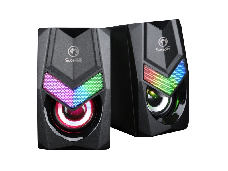 Computerhøjttalere Marvo  -118 Multimediehøjttalere Led   6w   Rgb