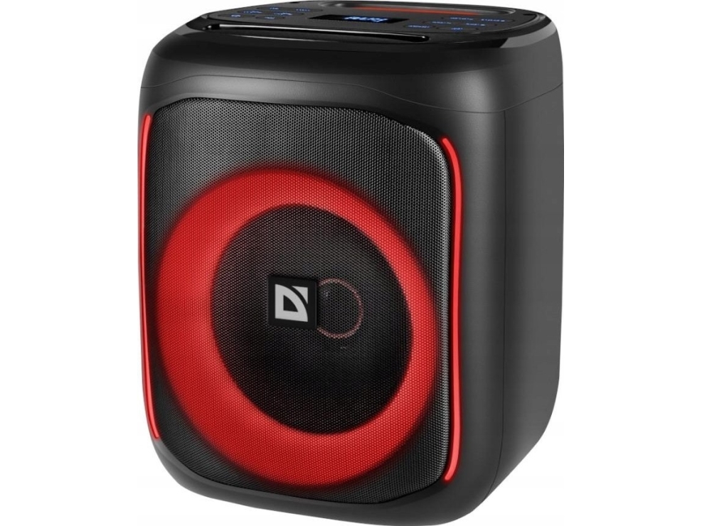 Defender Boomer 50 Bluetooth-højttaler 50w Mp3     Usb Aux Tws Led Mic Karaoke Sort