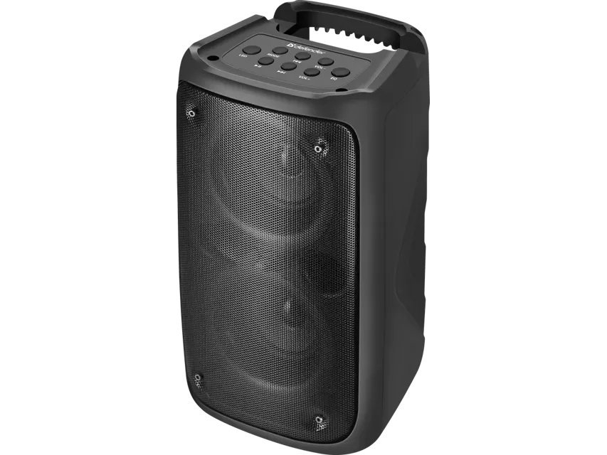 Defender Højttaler Boomer 20 Bluetooth 20w Lys     Usb Aux Mic