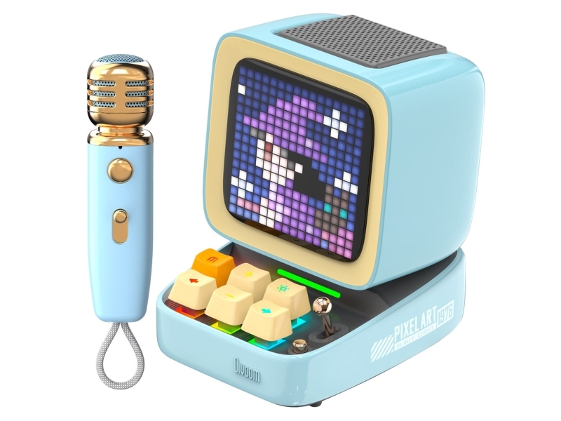 Divoom Ditoo-mic Mini Trådløs Højttaler Blå