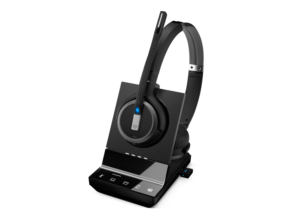 Epos Impact Sdw 5066t Headset-system   øret Dect Trådløs  Kablet Sort Certified For Microsoft Teams  Optimeret Til