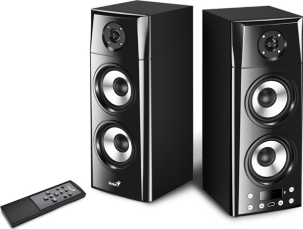 Genius Højttaler  -hf2800         60w  Sort  Fjernbetjening          -bånds  Lcd-display  Tws Support  Rca Vstup  Blueto