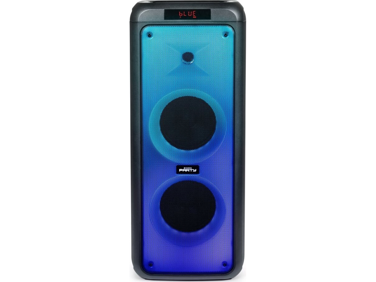Gonik Bigben Big Ben Gonik Bluetooth 2x Mikrofon Party Tower   Karaoke Podwietlenie Led 600w