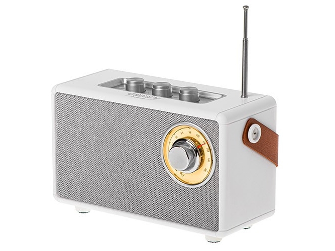 Gonik Camry Speaker With Radio     1902           Bluetooth   White   Wireless Connection