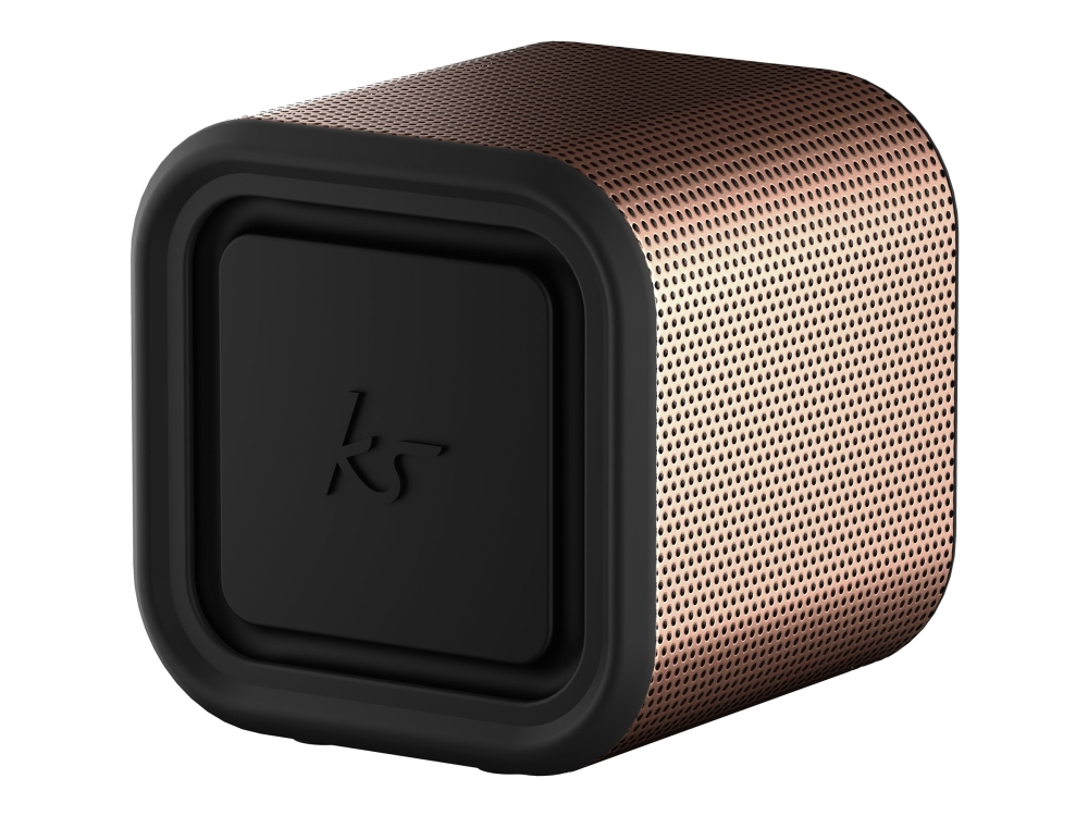 Kitsound Boomcube 15 Højttaler Til Transportabel Brug Trådløs Bluetooth       Watt Roseguld