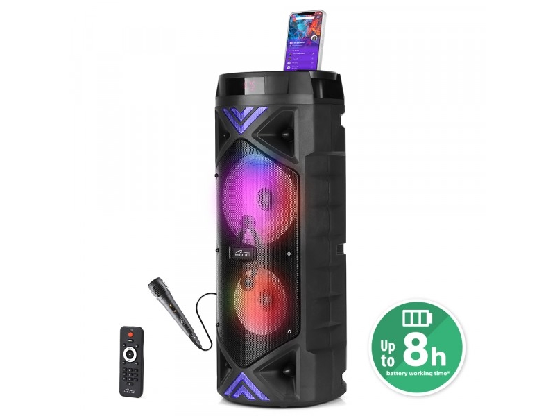 Media-tech Funbox Keg Pro Power Audio Bluetooth     Edr-højttaler  Karaokefunktion  Rms 50w  Pmpo1400w   -radio  Display         Højttalere  Indb