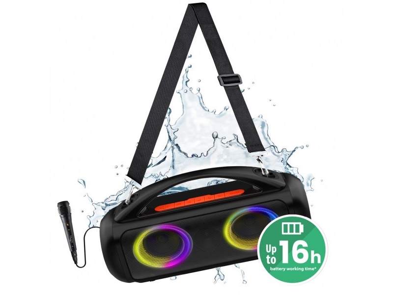 Media-tech Power Audio Pro Aukiausios Kokybs Bluetooth     Tws Garsiakalbis   Karaoke  Galingas 60   Rms   1200   Pmpo    Radijas  Mp3  Usb