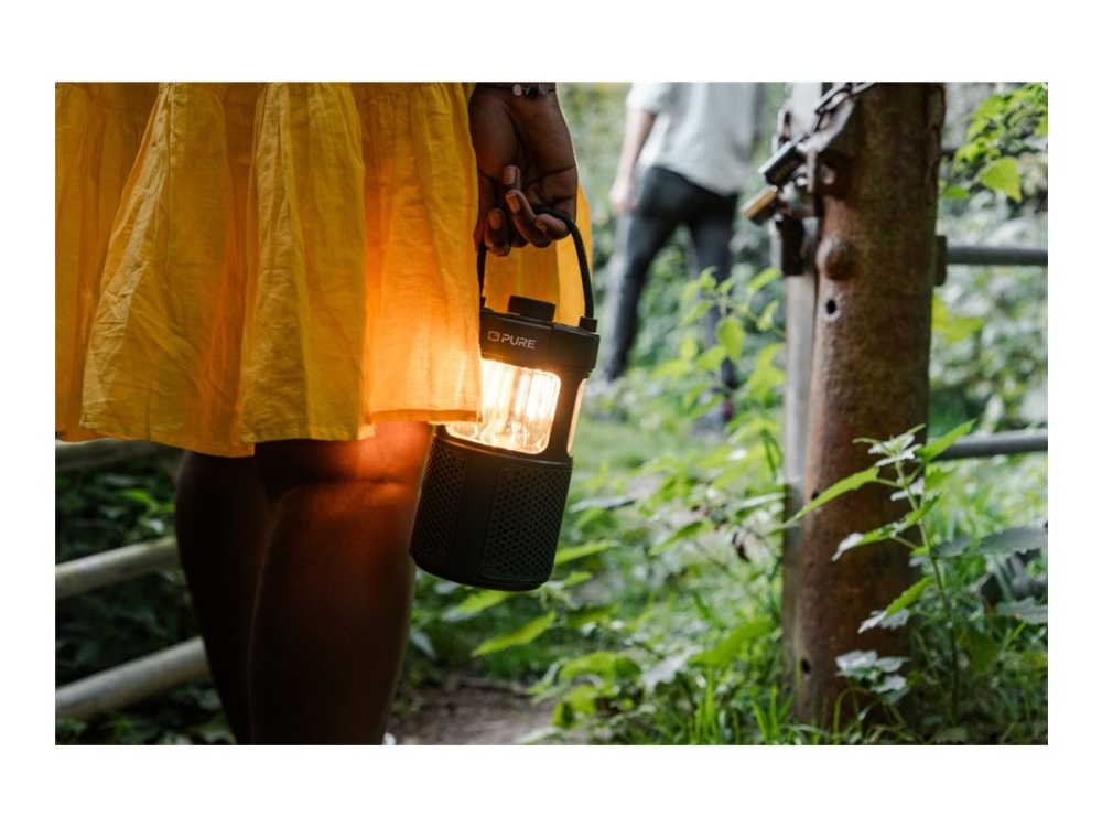 Pure Woodland Glow Højttaler Til Transportabel Brug Trådløs Bluetooth 20 Watt Grøn