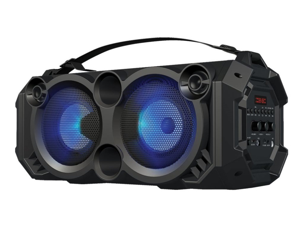 Rebeltec Soundbox 460 Boombox-højttaler Til Transportabel Brug Trådløs Bluetooth App-kontrolleret 40 Watt  -vejs