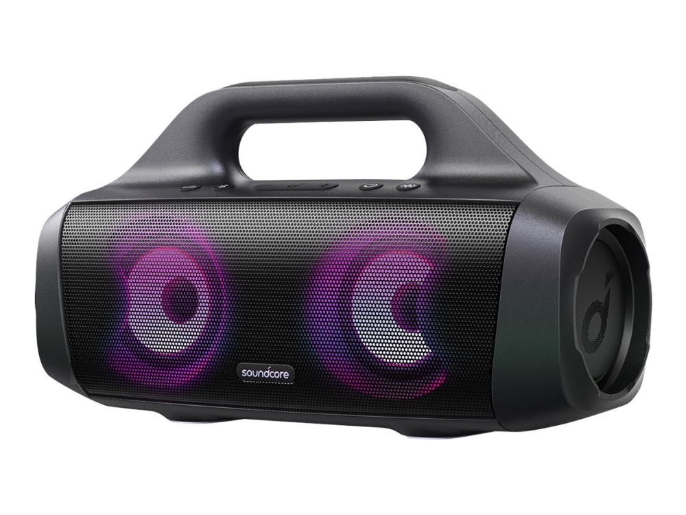 Soundcore Select Pro Boombox-højttaler Til Transportabel Brug Trådløs Bluetooth App-kontrolleret 30 Watt  Total