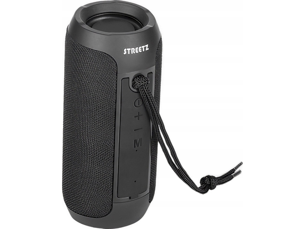 Streetz Bærbar Bluetooth-højttaler  2x5w  Aux  Micro  -stik  Sort   S250-blk   6612033