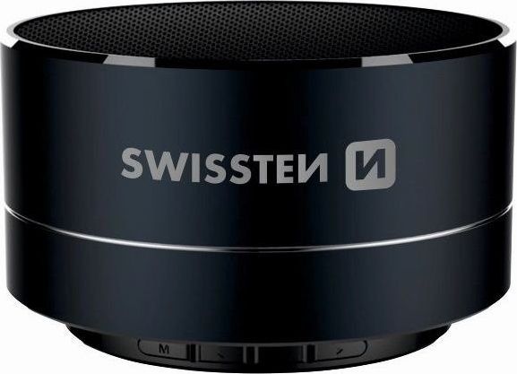 Swissten Speaker Swissten Bluetooth Speaker   -metal  3w  Volume Control  Black  Bluetooth   Usb Metal Connection