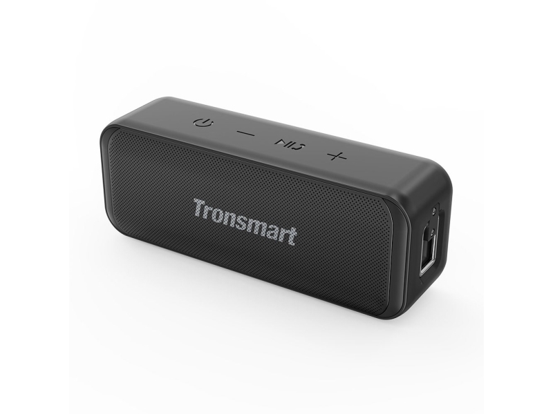 Tronsmart Trådløs Bluetooth-højttaler Tronsmart T2 Mini 2023 Sort  Sort