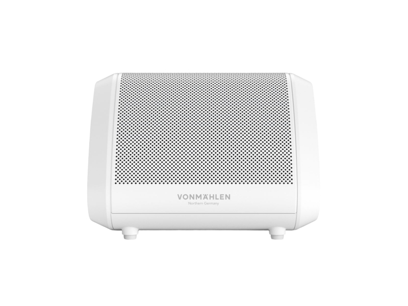 Vonmählen Air Beats Mini  Trådløs  10    Bærbar Mono Højttaler  Hvid  Acrylonitrilbutadienstyren  Silikone  Rustfrit Stål  Knapper